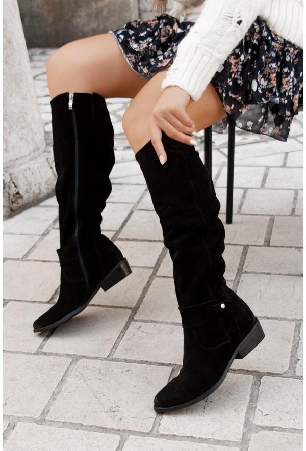Lina – Bequeme, warme Wildlederstiefel für Damen