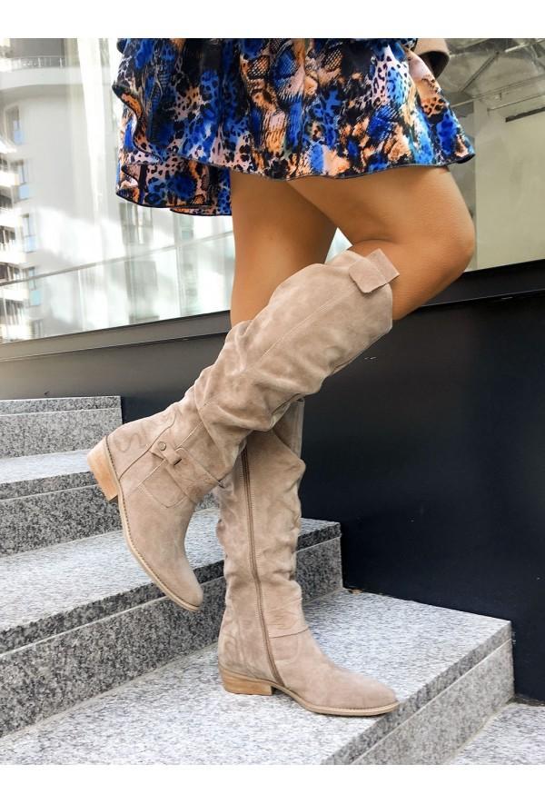 Lina – Bequeme, warme Wildlederstiefel für Damen